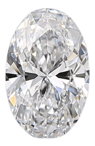 0.61 Carat D VS1 Oval Natural Diamond For Sale