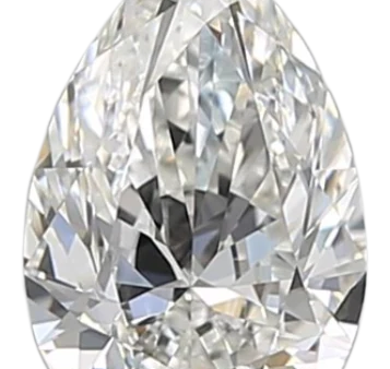 0.7 Carat G VVS1 Pear Natural Diamond For Discount