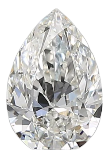 0.7 Carat G VVS1 Pear Natural Diamond For Discount