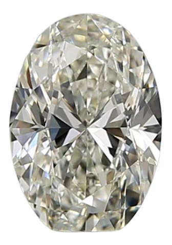 0.9 Carat J VS1 Oval Natural Diamond Fashion