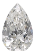 0.76 Carat F VS1 Pear Natural Diamond For Discount