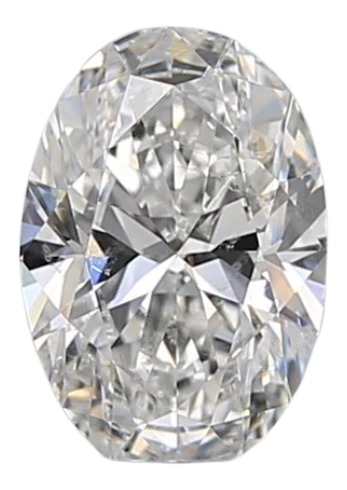 0.74 Carat E SI2 Oval Natural Diamond Cheap