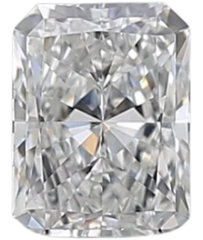 0.55 Carat D VVS1 Radiant Natural Diamond Sale