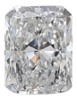 0.55 Carat D VVS1 Radiant Natural Diamond Sale