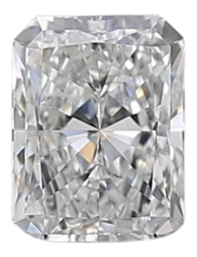 0.55 Carat D VVS1 Radiant Natural Diamond Sale