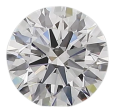 0.6 Carat D VS1 Round Natural Diamond Hot on Sale