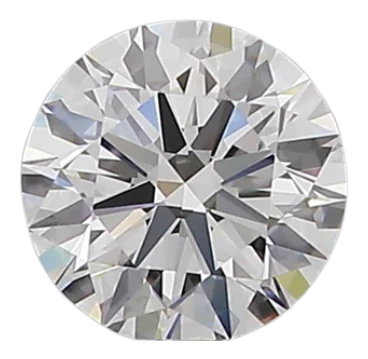 0.6 Carat D VS1 Round Natural Diamond Hot on Sale