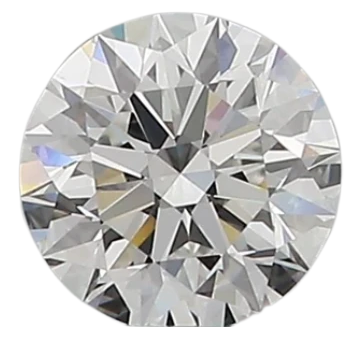 0.6 Carat E VVS1 Round Natural Diamond Hot on Sale