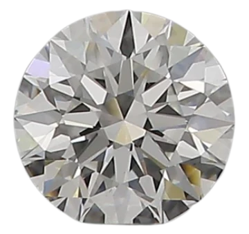 0.32 Carat F VS2 Round Natural Diamond For Sale