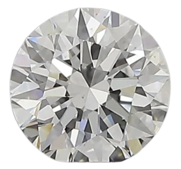 0.6 Carat E VS1 Round Natural Diamond Fashion