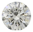 0.81 Carat I VVS2 Round Natural Diamond For Sale