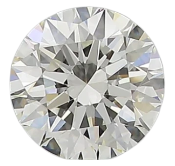 0.81 Carat I VVS2 Round Natural Diamond For Sale