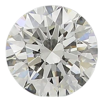 0.81 Carat I VVS2 Round Natural Diamond For Sale