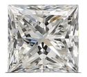 0.9 Carat I VVS2 Princess Natural Diamond on Sale