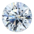 0.54 Carat E VVS1 Round Natural Diamond on Sale