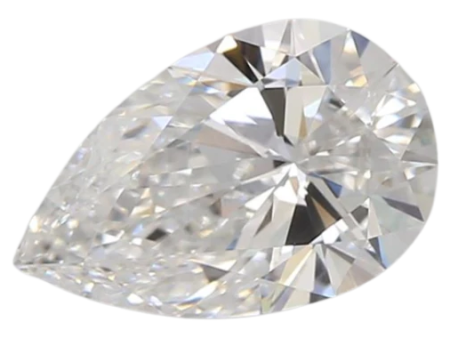 0.75 Carat F VVS2 Pear Lab Diamond Online Hot Sale