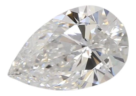 0.75 Carat F VVS2 Pear Lab Diamond Online Hot Sale