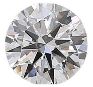 0.5 Carat E IF Round Natural Diamond For Sale