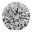 0.44 Carat G VS2 Round Natural Diamond For Sale