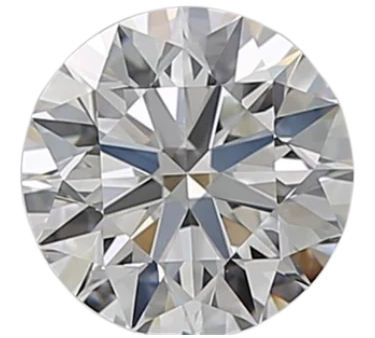 0.93 Carat H VS1 Round Natural Diamond For Sale