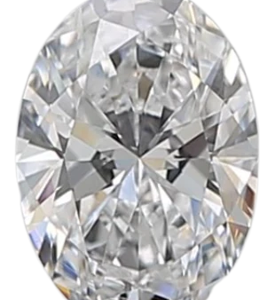 0.53 Carat D VS1 Oval Natural Diamond Fashion