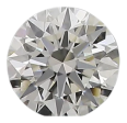 0.32 Carat I SI1 Round Natural Diamond For Cheap