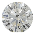 0.5 Carat J VS1 Round Natural Diamond For Cheap