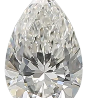 0.6 Carat I VVS2 Pear Natural Diamond Discount