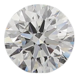 0.67 Carat E VS2 Round Natural Diamond For Sale