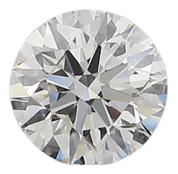 0.67 Carat E VS2 Round Natural Diamond For Sale