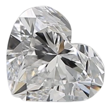 0.71 Carat E VVS1 Heart Natural Diamond Cheap