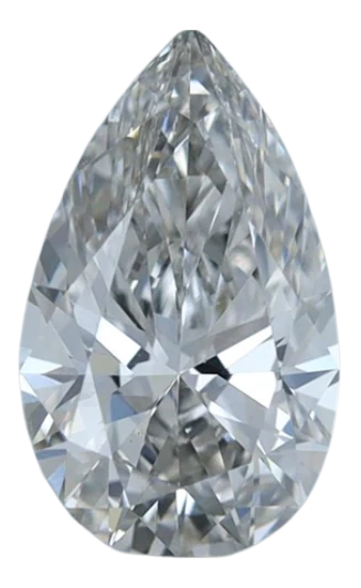 0.67 Carat H VS1 Pear Lab Diamond For Cheap