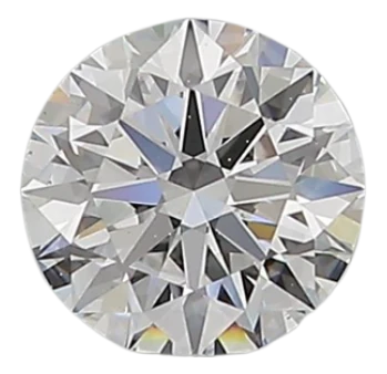 0.66 Carat D VS2 Round Natural Diamond on Sale