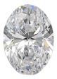 0.71 Carat D VVS2 Oval Natural Diamond For Cheap