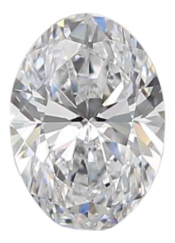 0.71 Carat D VVS2 Oval Natural Diamond For Cheap