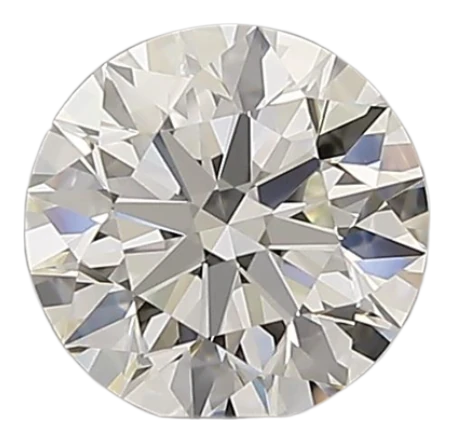 0.9 Carat H VVS1 Round Natural Diamond Hot on Sale