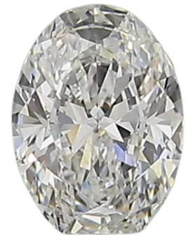 0.5 Carat E VVS1 Oval Natural Diamond Sale