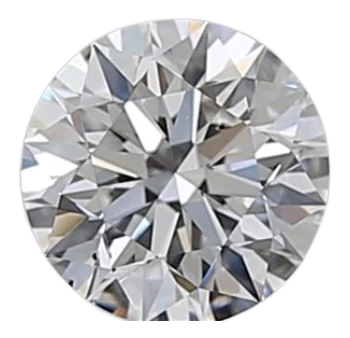 0.52 Carat E SI2 Round Natural Diamond For Cheap