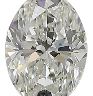 0.61 Carat H VS2 Oval Natural Diamond Cheap