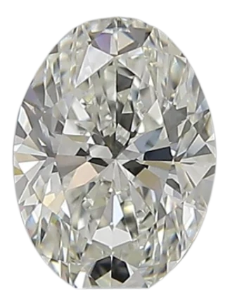 0.61 Carat H VS2 Oval Natural Diamond Cheap