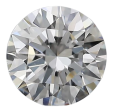 0.72 Carat H SI1 Round Natural Diamond For Discount