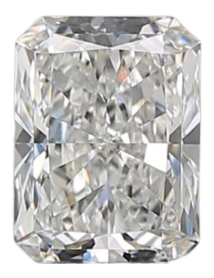 0.73 Carat F VS1 Radiant Natural Diamond Fashion