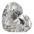 0.7 Carat G VS2 Heart Natural Diamond on Sale