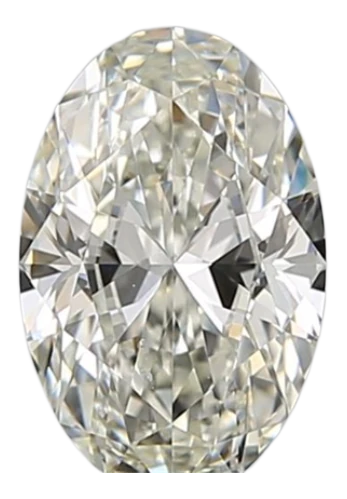 0.9 Carat J SI1 Oval Natural Diamond For Discount