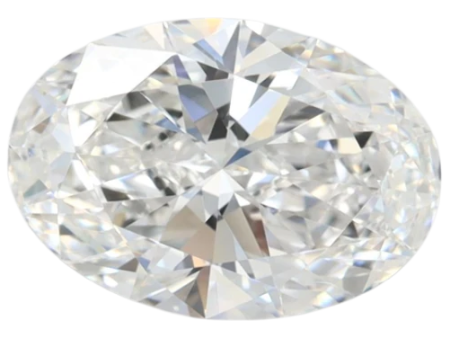 2.11 Carat F VVS1 Oval Lab Diamond on Sale