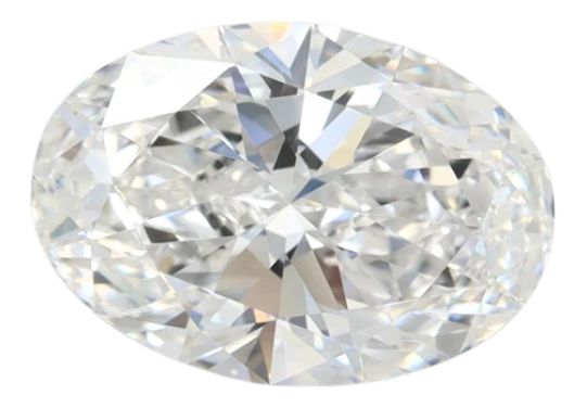 2.11 Carat F VVS1 Oval Lab Diamond on Sale