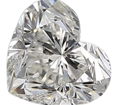 0.7 Carat H VVS1 Heart Natural Diamond Sale