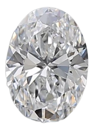 0.53 Carat D IF Oval Natural Diamond Online Sale