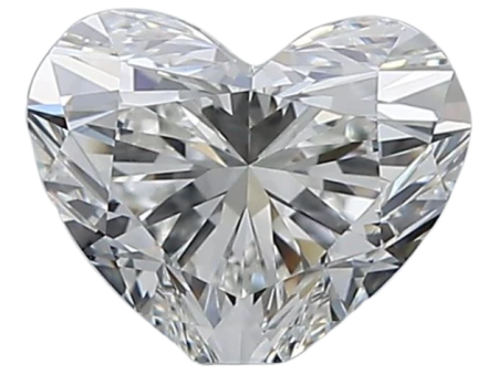 0.7 Carat H VVS2 Heart Natural Diamond Sale