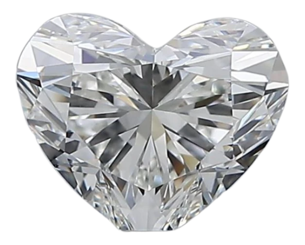 0.7 Carat H VVS2 Heart Natural Diamond Sale